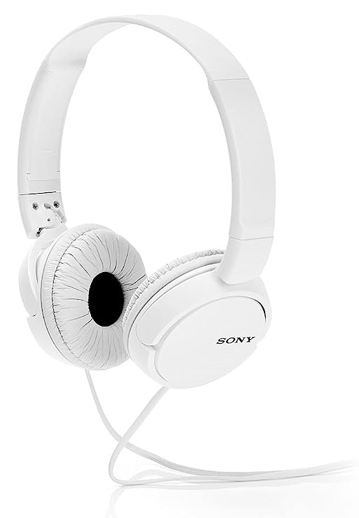 Sony MDR-ZX110A Wired On Ear Headphone without Mic (White) Sony MDR-ZX110A Wired On Ear Headphone without Mic (White)